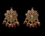 PS481 Kavya pendant set in Ruby    ( READY TO SHIP )