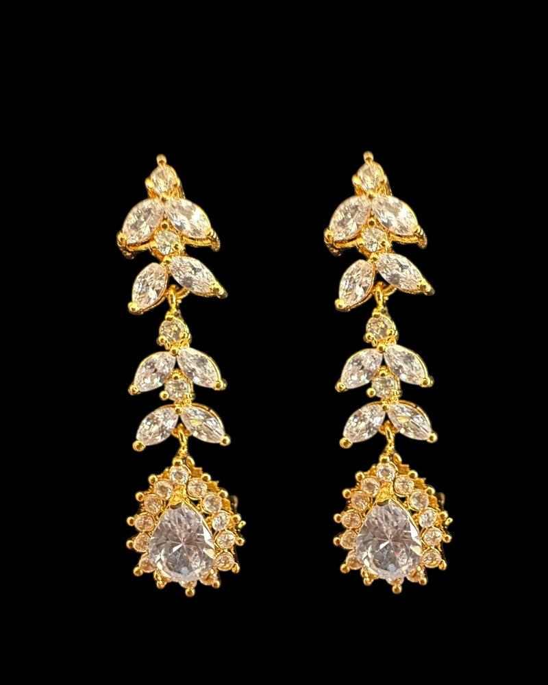 Tear drop CZ earrings ( READY TO SHIP