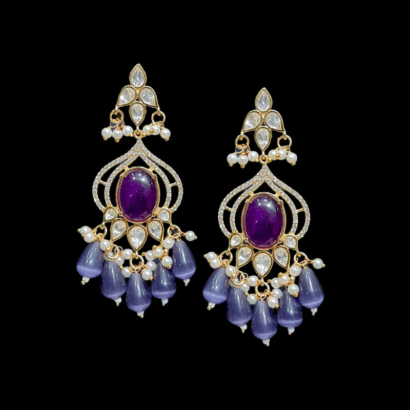 DER609 Polki earrings ( READY TO SHIP )