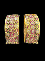 B160 Gold plated hyderabadi bangles ( SHIPS IN 4 WEEKS )