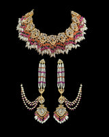 MAHAM  bridal set in MULTICOLOR ( READY TO SHIP )