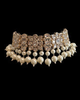 C99 Meera kundan choker with earrings ( READY TO SHIP )