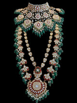 BR466 Subah high quality meena bridal set ( READY TO SHIP )