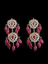 PS517 Neelam shell pearl pendant set in ruby ( READY TO SHIP  )