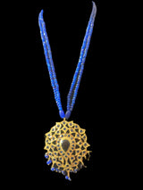 PS505 Elena faux sapphire pendant set ( READY TO SHIP )