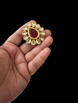 DJR122 Kundan statement ring ( READY TO SHIP )