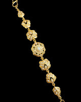 Celeste freshwater pearl bracelet in gold plated silver ( READY TO SHIP ) (