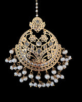 DJTK365 Noora oversized tika in fresh water pearls( READY TO SHIP )