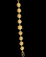 Jahanara freshwater pearl bracelet in gold plated silver ( READY TO SHIP )