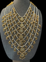 SAT109 ANSA 7 layer satlada in kundan and pearls ( READY TO SHIP )