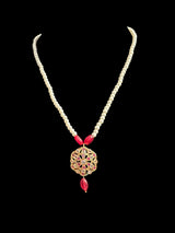 PS487 pendant set with ruby quartz  beads ( READY TO SHIP )