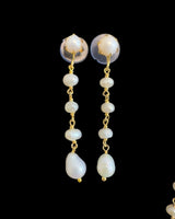 DNS222 Three layered fresh water  pearl mala  (READY TO SHIP )