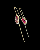 EC2 Gold-Plated Pachi Kundan Ear Cuff – Delicate & Lightweight Elegance ( READY TO SHIP )