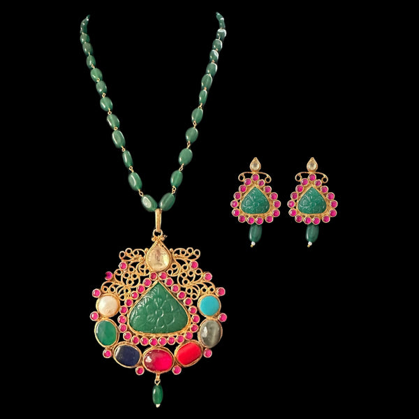 PS332 Swetha pendant set ( READY TO SHIP )