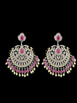 ERTK202 Victorian earrings tika - ruby ( READY TO SHIP )