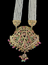 DLN112 Ruby emerald Rani haar with pearls ( READY TO SHIP )