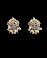 PS308 Shahreen silver plated pearl  pendant set ( READY TO SHIP )