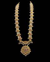 LN32 Kashf hyderabadi Rani haar in fresh water pearls ( READY TO SHIP )