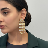 ER16 Thapa kundan dangler earrings ( READY TO SHIP )