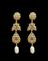 PS565  Jugni Fresh Water Pearl Necklace & Earrings Set – Gold Plated ( READY TO SHIP )