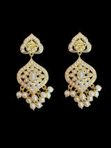 Jadau pendant earrings - Pearls ( READY TO SHIP )