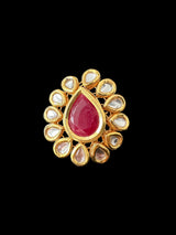 DJR122 Kundan statement ring ( READY TO SHIP )