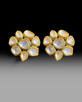 DNS501 Nikita two layered kundan necklace (READY TO SHIP )
