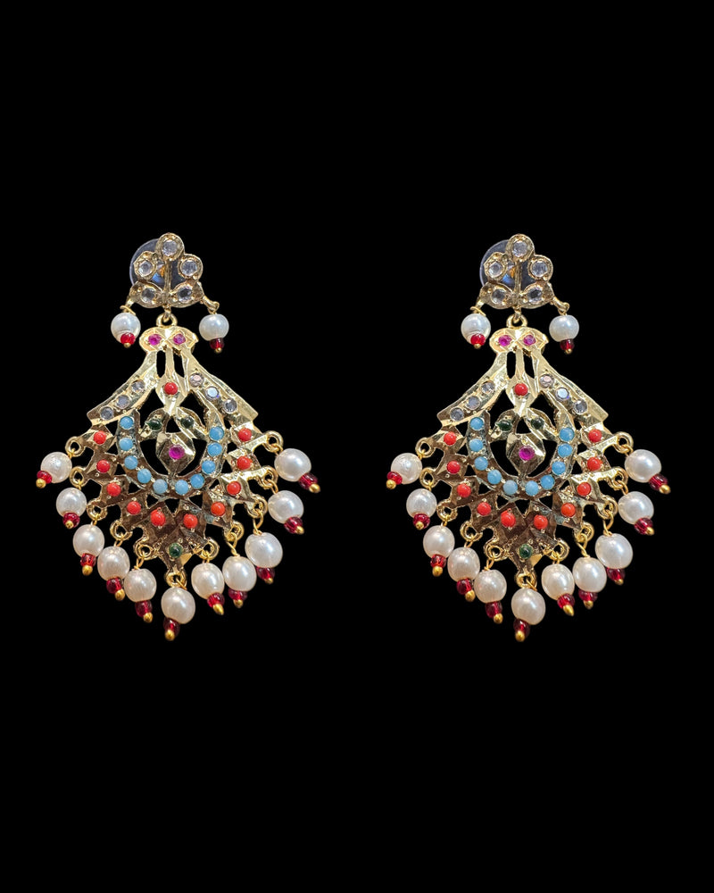 navratan pendant set ( READY TO SHIP )