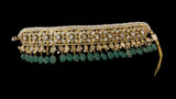 Jadavi lacha in emeralds ( READY TO SHIP )