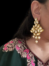 DER909 Shayana kundan earrings ( READY TO SHIP )