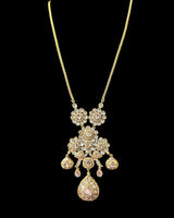 PS554 Long delicate kundan pendant mala ( READY TO SHIP )