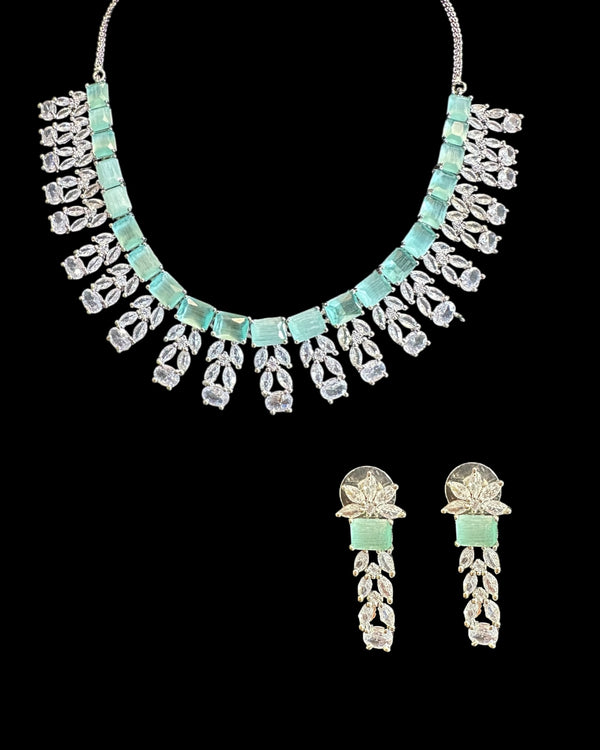 Silver plated  necklace set - MINT ( READY TO SHIP )