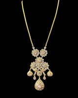 PS554 Long delicate kundan pendant mala ( READY TO SHIP )