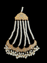 DJHR116 SHALINI Kundan jhoomar with pearls ( READY TO SHIP )