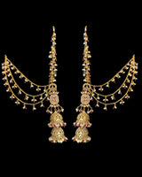 Shiza bridal set in ruby pearl ( READY TO SHIP )