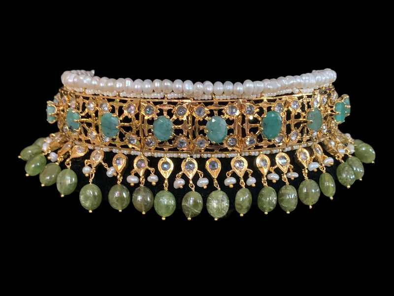 Insia jadavi lacha in natural beads (READY TO SHIP)
