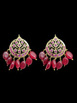 ET539 Asmee earrings in rubies (READY TO SHIP )