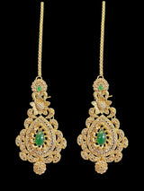 Mehtab bridal set in emerald ( READY TO SHIP )