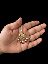 DJTK219 Gold plated small sized tika- multicolor  (READY TO SHIP)