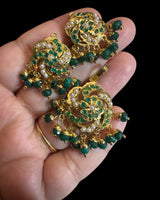 Jadau pendant - Emerald pearl   ( READY TO SHIP )