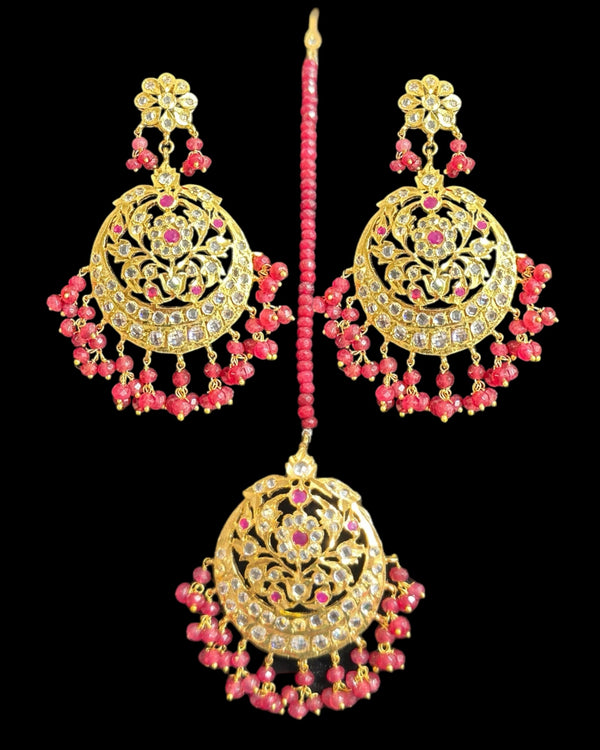 ET198 Romana Gold-Plated Earrings & Tika Set ( READY TO SHIP )