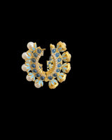 Isha High quality Polki earrings Bali style ( READY TO SHIP  )