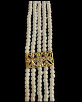 LN504 Ekta hyderabadi long necklace in pearls ( READY TO SHIP )