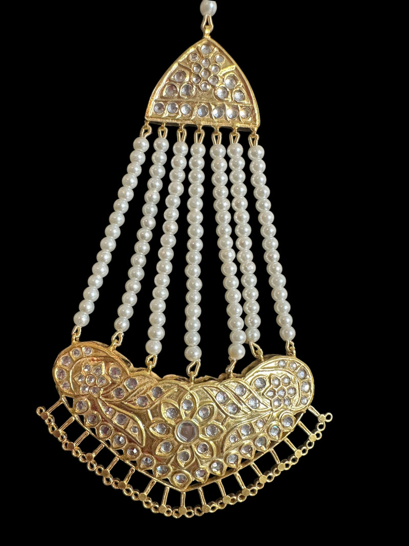 kundan Rani haar bridal set ( READY TO SHIP )