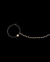 Gold-Plated bridal Nosering with Shell Pearls – Pierced & Non-Pierced Option ( READY TO SHIP )