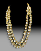 DNS501 Nikita two layered kundan necklace (READY TO SHIP )