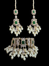 Farhat bridal set in green ( READY TO SHIP)