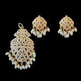 PS308 Shahreen pearl  pendant set ( READY TO SHIP )