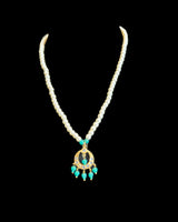 Nida Pendant with Pearl String – Green Beads in Hanging ( READY TO SHIP )