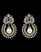 DER910 Chandbali Earrings – 4 Color Options | Lightweight & Elegant ( READY TO SHIP )